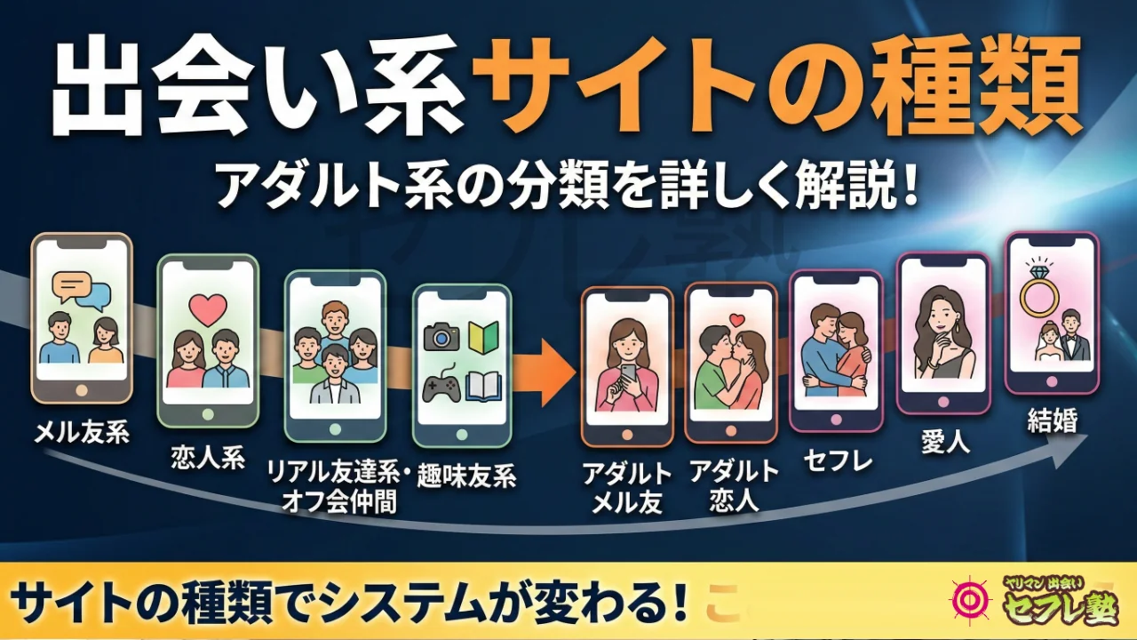 出会い系サイトの種類
