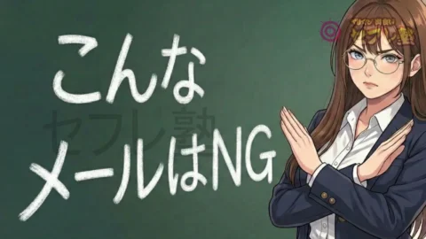 こんなメールはNG