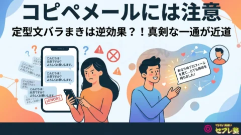 コピペメールには注意