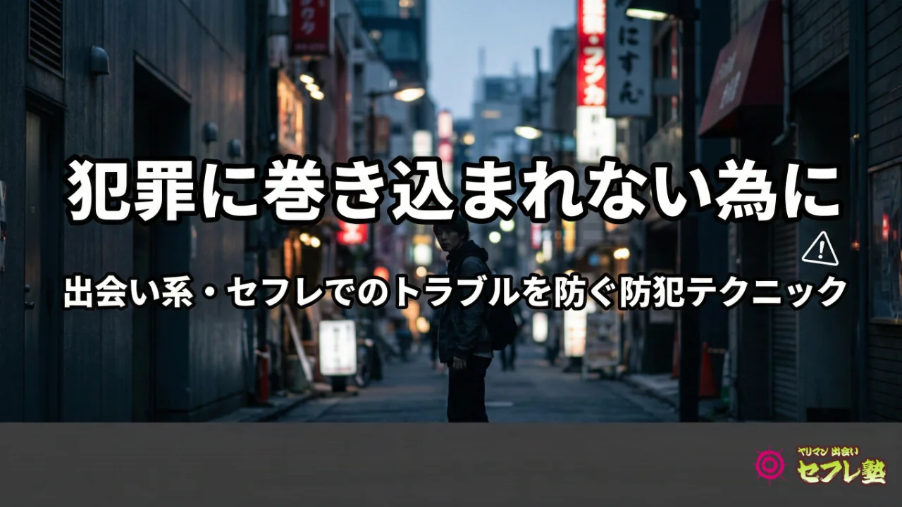 犯罪に巻き込まれない為に