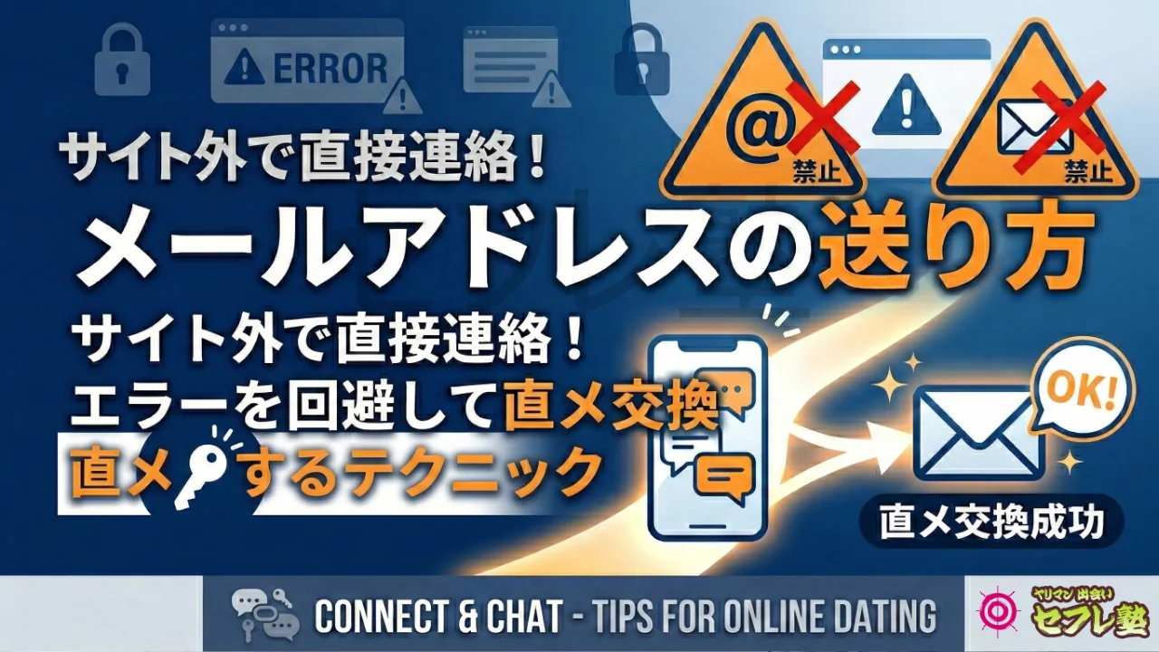 メールアドレスの送り方