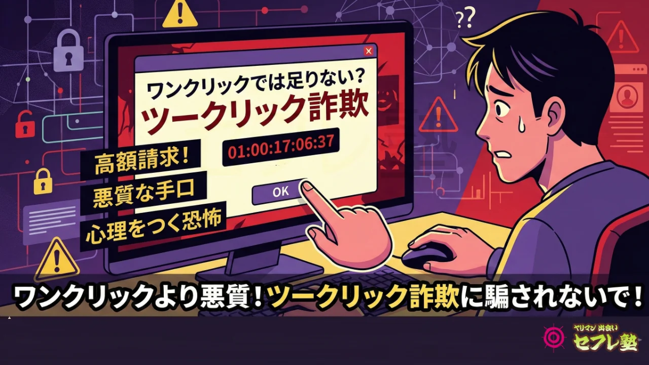 ツークリック詐欺対策